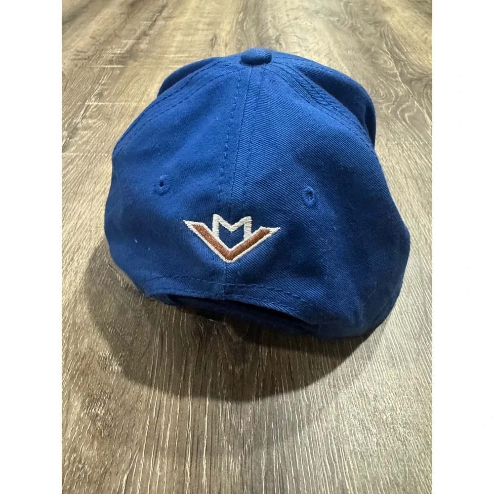 Otto Monte Vista Elementary Youth Baseball Cap Royal Blue Flat Brim Hat 145-1044